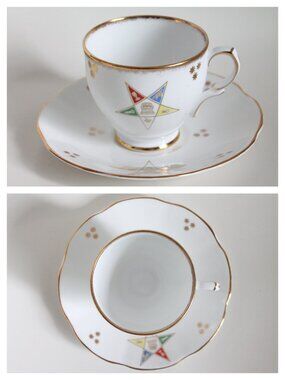 [TAYLOR & KENT / ROSINA] Order of the Eastern Star Cup and Saucer
